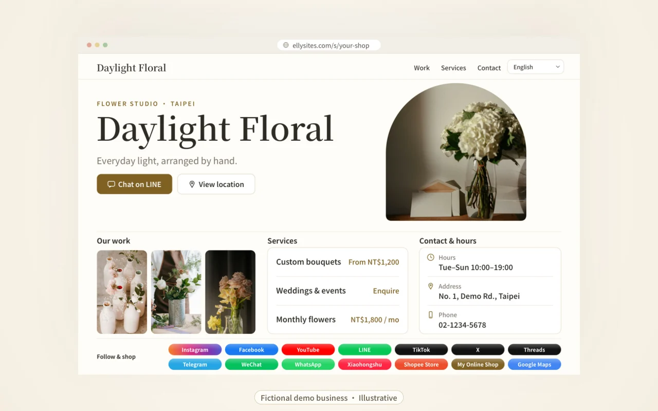 A storefront that feels like your brand.